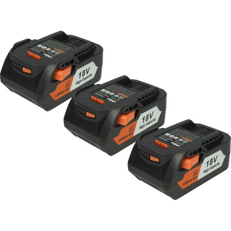 vhbw 3x Battery compatible with AEG BS 18C, BMS 18C, BEX18-125 LI-402C, BHO 18, BFL 18, BKS 18 Power Tools (4000 mAh, Li-Ion, 18 V) (1/4)