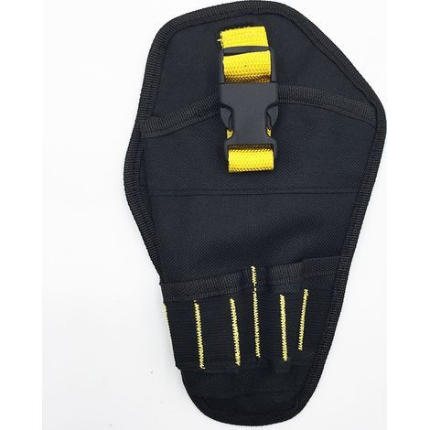Werkzeugtasche mit Gürtel, Werkzeughaltertasche für elektrische Bohrmaschinen, Werkzeugholster mit verstellbarem Gürtel für Elektriker, Schreiner, Techniker, Familie (1/5)