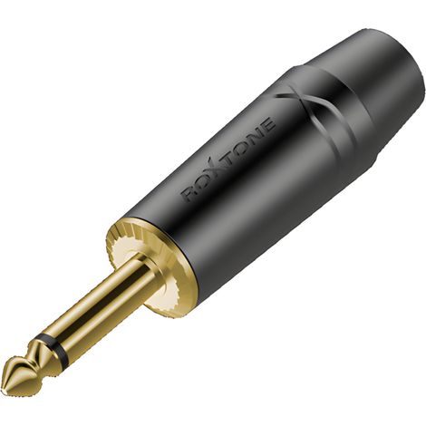Connettore jack mono da 6,3 mm Roxtone RJ2PX-BG (1/4)