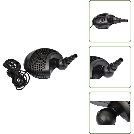 Pompe d'étang 8000 l/h - Pompe D'étang - Pompe À Filtre - Fontaine D'extérieur - Accessoire Pour Étang - Filtration D'eau (1/5)