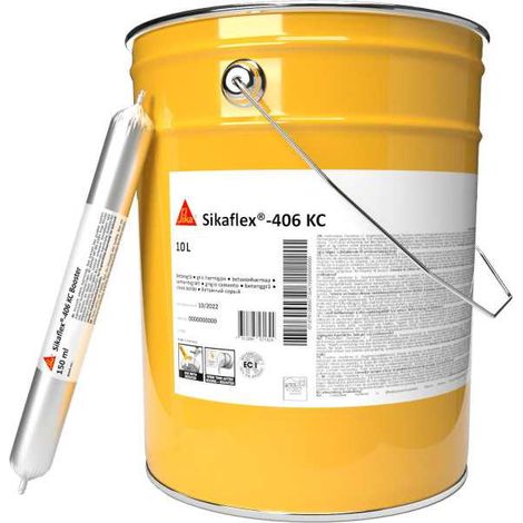 Sikaflex-406 KC Gris Hormigón Cubo 10 L SIKA