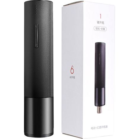 Nouveaux outils de cuisine : ouvre-bouteille automatique à vin en acier inoxydable, mini ouvre-bouteille électrique avec tournevis. (1/5)