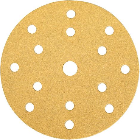 Papier abrasif pour ponceuses orbitales aléatoires Mirka 2361101018 150 mm P180 10 unités