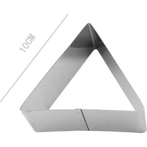 Kaela - Set 3 Pezzi Forme Stampi Stampo Per Dolci Torte Biscotti Triangolari 10cm 98924 -
