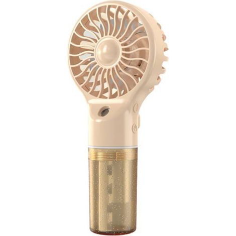 1 Ventilateur brumisateur, 4 vitesses, rechargeable, portable, sac à main, plage, camping (1/5)