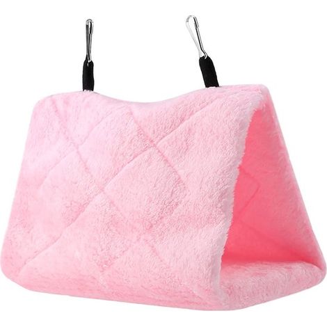Lit suspendu nid d'oiseau lit de perroquet en peluche chaleur hivernale maison animal de compagnie hutte tente maison de nidification hivernale pour perroquets petits oiseaux perruches inséparables ca (1/5)