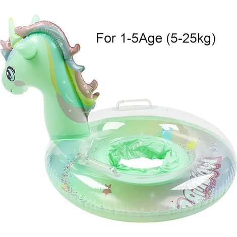 Bouées gonflables en forme de licorne pour enfants de 3 à 8 ans. (1/5)