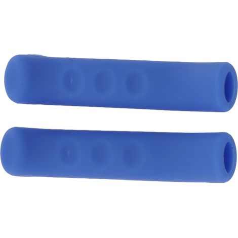 Manchon Ergonomique en Silicone pour Poignée de Frein de Vélo, Couvre Levier de Frein pour VTT et Vélo de Route Bleu (1/5)