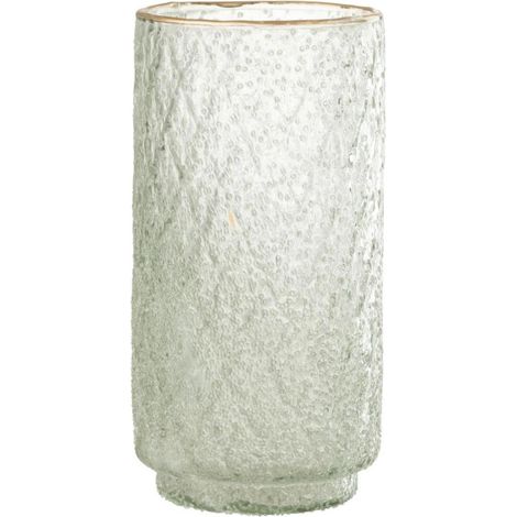 Photophore en Verre Design "Ema" 25cm Transparent (1/5)