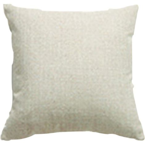 Housses de Coussin carrées en Coton et Lin  Housse de Coussin tissée  Taie d'oreiller carrée taie d'oreiller pour canapé canapé Chambre Voiture Salon 18 x 18 Pouces (sans Noyau d'oreiller) (1/5)