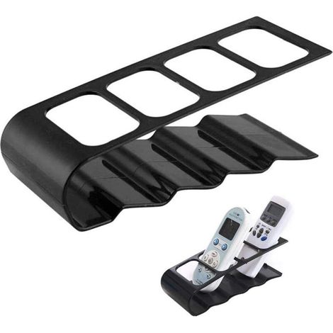 Support De Rangement Pour Télécommande,Organisateur De Bureau Avec Support De Rangement Pour Télécommande 4 Compartiments Pour Télé, Dvd Et Télécommandes Blu-Ray(Noir)-Fei Yu (1/5)