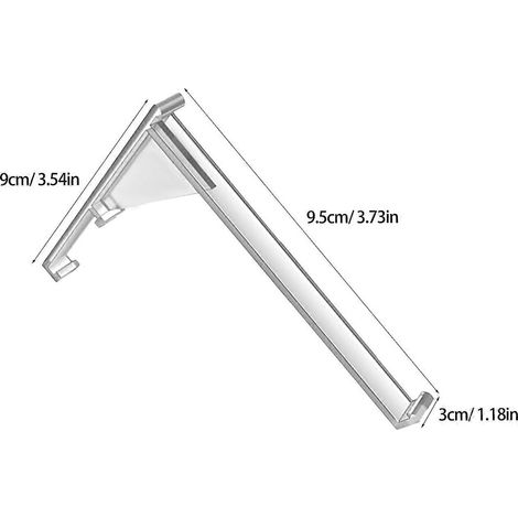 Clips de cantonnière en plastique pour rideaux verticaux, ensemble de 4 pièces (1/4)