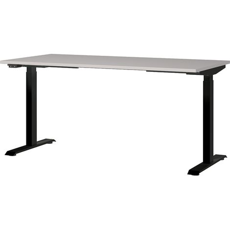 Schreibtisch 160cm, elektrisch höhenverstellbar, kaschmir, MEMPHIS-01 (1/5)