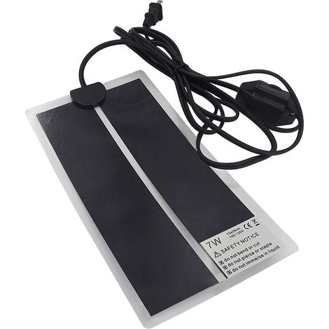 Tapis chauffant pour reptiles, à placer sous le terrarium, avec régulateur de température (1/5)