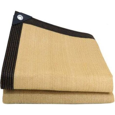 Voile d'ombrage 2m x 3m, taux d'ombrage de 70%, avec œillets, robuste et durable, convient aux jardins, serres, fleurs et plantes, résistante aux UV. (1/4)