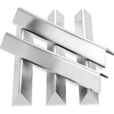 38.9cm Barres Flavorizer pour Weber Spirit I & II E310 E320 E330 S310 S320 S330 (avec Boutons de brûleur Avant), 7636 Acier Inoxydable Plaque Chauffante Barbecue pièce de Rechange