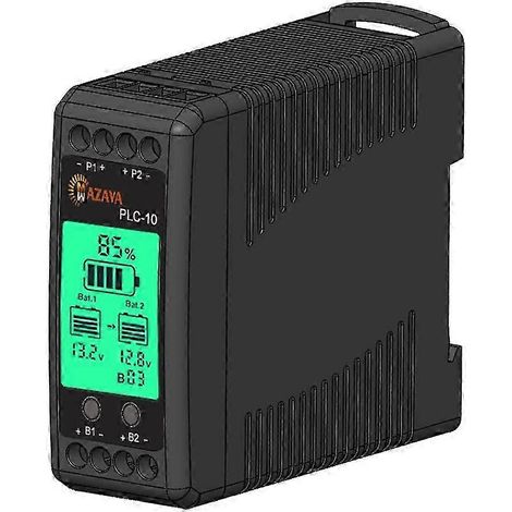 Équilibreur de batterie Mazava PLC-10 à gel actif AGM, plomb-acide, Li-ion, LiFePO4, 2S, 2P, 12, 24, 36, 48, 96 V (1/5)