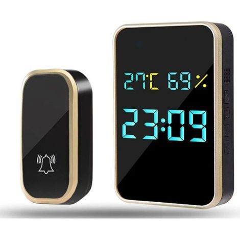 Waterproof and automatic wireless outdoor doorbell (no batteries required) (1/5)