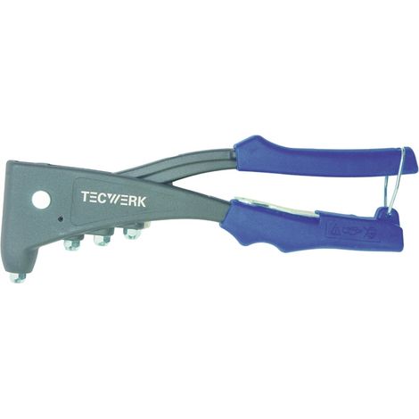 TECWERK Handblindnietsetzgerät L.255mm Arbeitsber.2,4-5mm m.Öffnungsf.TECWERK (1/5)