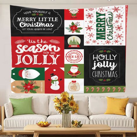 tapisseries murales colorées et tendance pour décorer une chambre ou une fête 150x130cm (1/5)