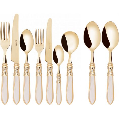 ALADDIN Gold, Posate Set 44 pz, Scatola Gallery, Casa Bugatti
