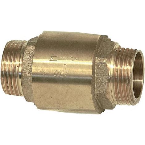 Soupape de retenue en laiton avec fil mâle 3/8" X mâle 3/8" Type 8 (1/2)