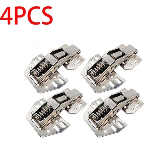 (4 pièces) Charnières à charnières relevables pour portes de placards, armoires et meubles de cuisine, compatibles avec les caravanes, camping-cars et autres véhicules. (1/5)
