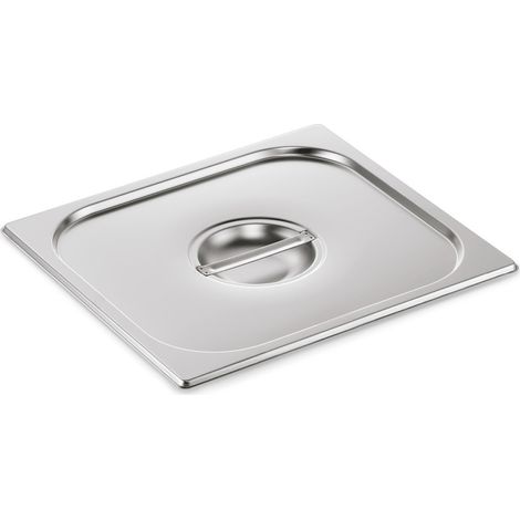 Couvercle inox GN 2/3 avec encoche cuillère GN CORE - Was Germany (1/2)