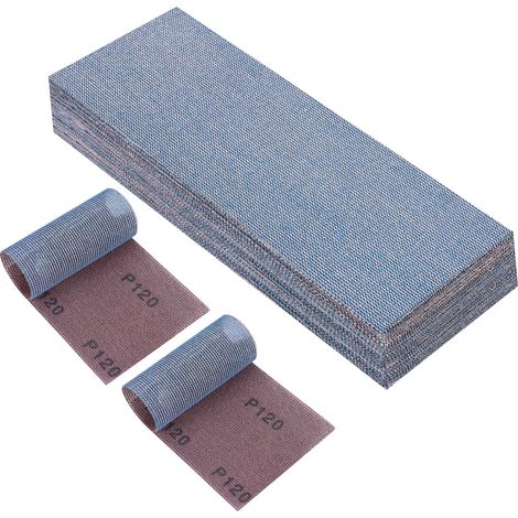 25 Pièces Filet Bande Abrasive 80x230mm Grain 120 Autoagrippant (1/5)