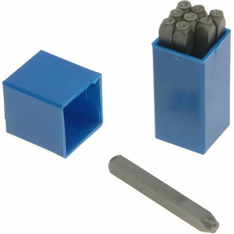 180- 5.0Mm Set Of Number Punches 3/16In