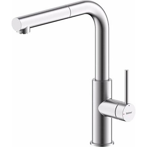 Naber Küchenarmatur SERVIZIO Namor 7, Edelstahl, Niederdruck, Laminarstrahl (1/2)