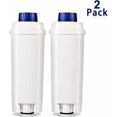 Lot de 2 filtres à eau pour machines à café Delonghi de'longhi dlsc002 Compatible avec Delongie ECAM, Esam ETAM, BCO, EC (1/4)