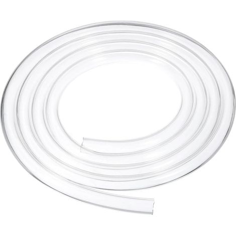 1 Tube en PVC, Diamètre Intérieur 15mm, Diamètre Extérieur 20mm, Tuyau Flexible Transparent pour Aquaponie, Jardin d'Eau