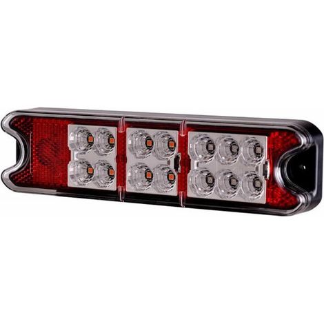 Lem Select – Feu arrière LED 18 unités 191x49mm – Tension 10-30V – Lumière réfléchissante – Câblage 30 cm inclus – Température -40°C à +65°C