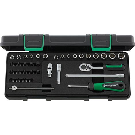 Stahlwille 88TX TX-Garnitur 1/4" Vierkant 36 Stk (1/5)