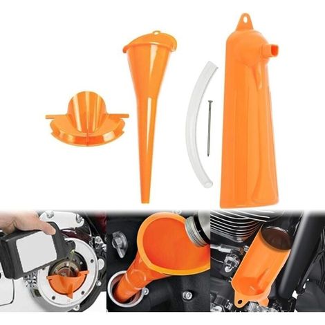 Kit d\'entonnoir de rechange pour filtre huile anti-goutte pour Harley-Fei Yu, kit d\'entonnoir de rechange - Orange (1/4)