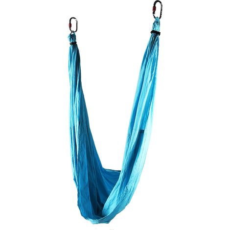 Anti-Schwerkraft-Aerial-Yoga-Fitness-Hängematte mit fliegender Inversionsschaukel (Himmelblau) (1/5)