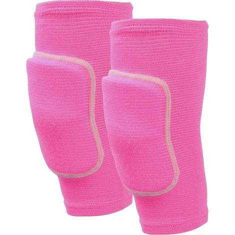 Elastische Volleyball-Knieschoner mit dicker Polsterung - 1 Paar - rosa - Größe M (1/5)