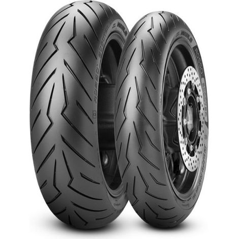 Neumático delantero Pirelli Diablo Rosso 120/70R16 para scooter (120/70-16, 11/2024)