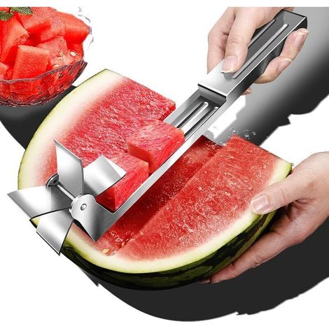 Kitchen Utensils, 304 Stainless Steel Windmill, Watermelon Cutting Tool, Meat Scoop (1/4)