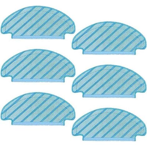 UlisemChiffons Compatible pour Deebot N8, Nettoyage Rechange Compatible pour Ecovacs T8, Réutilisables Lingettes pour Ozmo T8, Chiffons