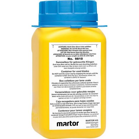 MARTOR Sammelbox für Klingen (1/2)