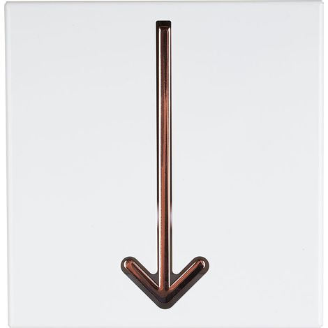 Design Wand Garderobe Pfeil rot gold Flur Aufhänger Haken verstellbar Deko Bild BHP B990860L-3G