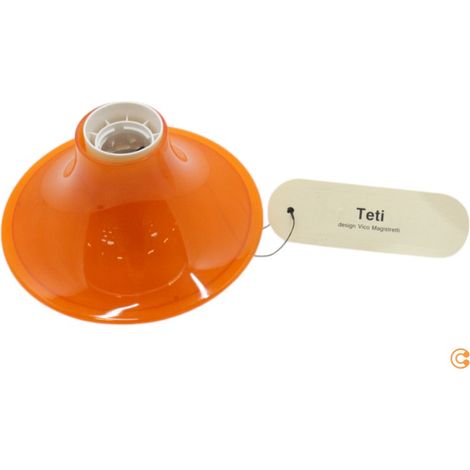 [GEBRAUCHT] Teti Led Wandleuchte Deckenleuchte Wandlampe Hängelampe Lampe Licht E27 Orange B-Ware (1/2)