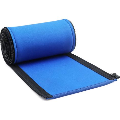 Housse de main courante de piscine, antidérapante et antidérapante avec fermeture éclair (1,8 m, bleu roi) (1/5)