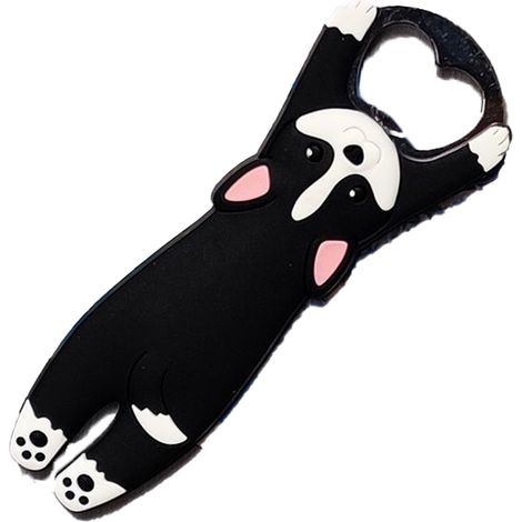 Ouvre-bouteille Magnétique - Forme Animal - Pour Réfrigérateur et Surface Métallique - En Acier Inoxydable et Silicone - 1 Pièce (1/5)