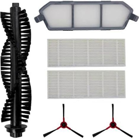 Filtre à brosse latérale pour aspirateur robot Airrobo P10
