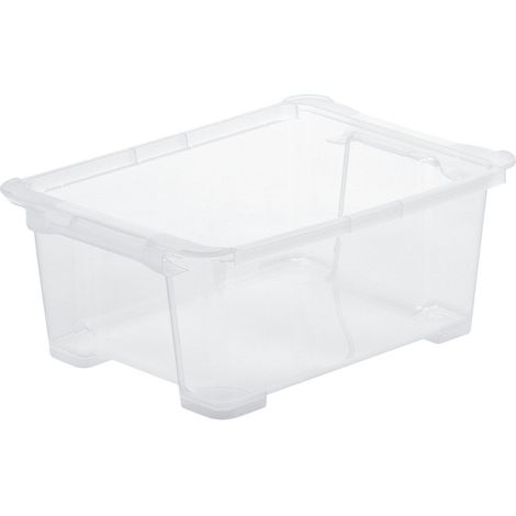 Rotho Aufbewahrungsbox Evo Easy 38,7 x 27,9 cm 11 L transparent Boxen, Körbchen & Kisten