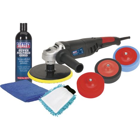 Sealey 180mm Pro Electric Polisher Kit 1100W/230V CPK03