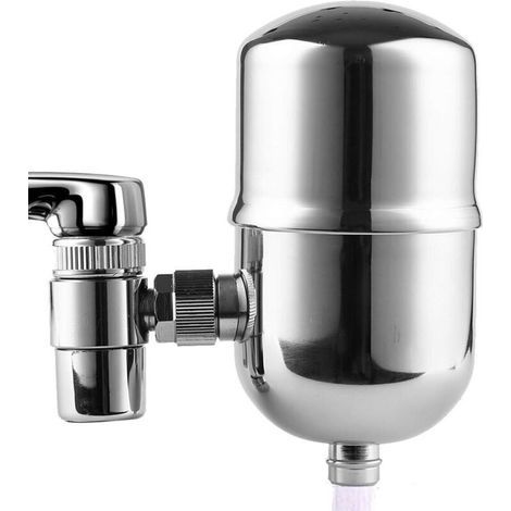 Purificateur d'eau de robinet - filtre à eau potable, pour robinet, évier de salle de bain, cuisine- (1/4)